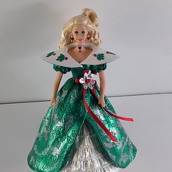 Vintage Barbie Doll Hallmark Christmas Stocking Ha - Picture 2 of 7